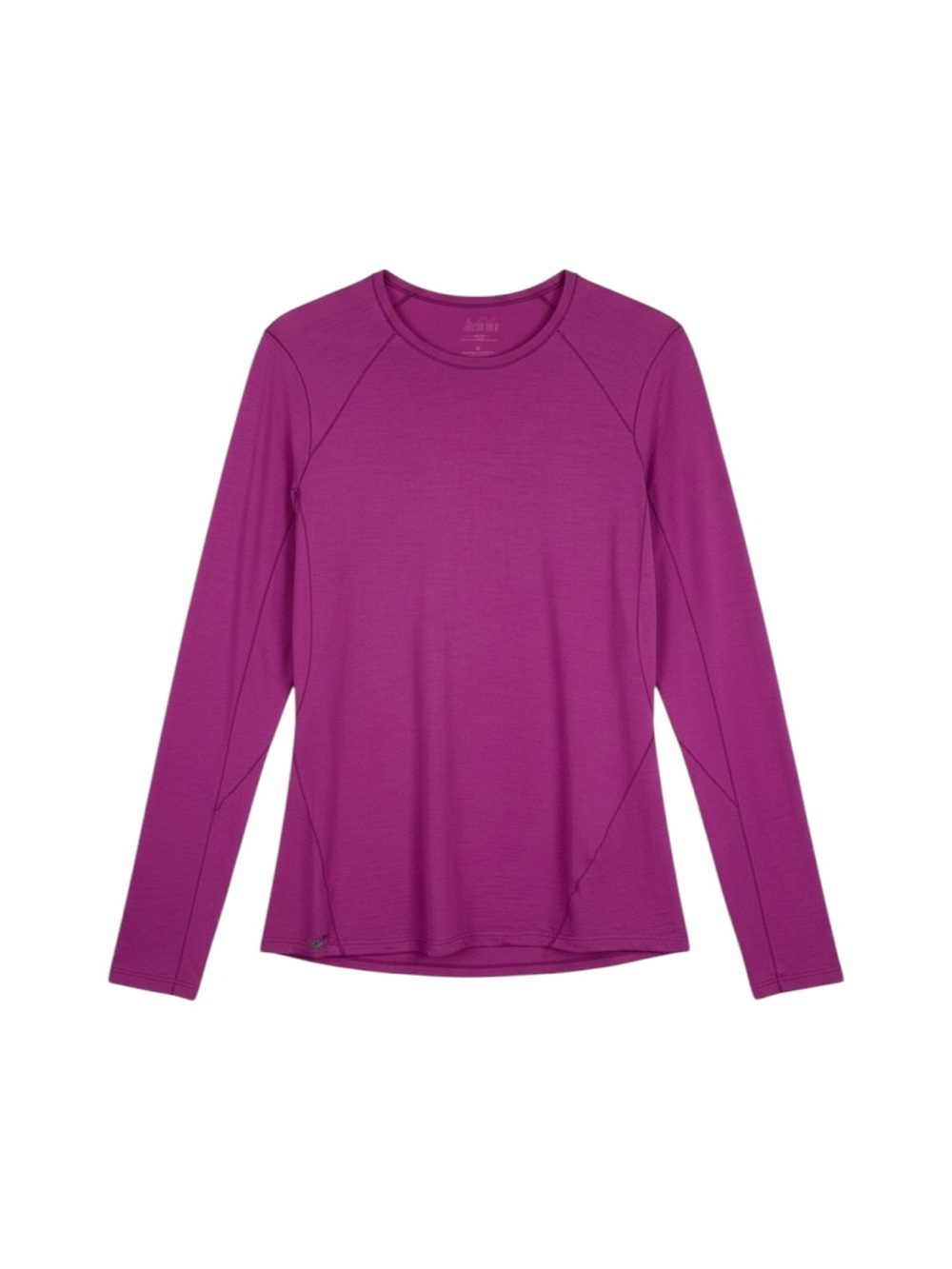 REI Merino Wool Long Sleeve Base Layer Women's Medium Magenta Pink